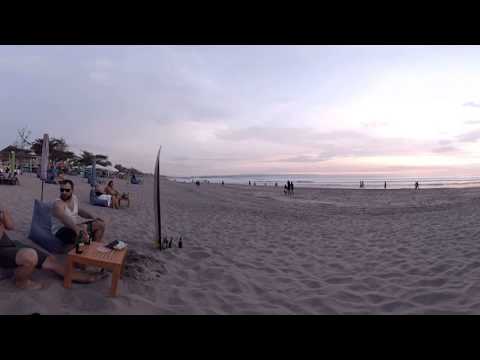 360 video: Kuta Beach, Bali, Indonesia