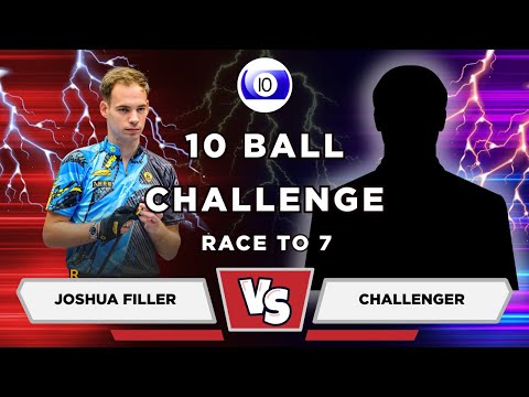 Joshua Filler vs Challenger | 10 Ball Challenge Domination 16 Players | Race to 7