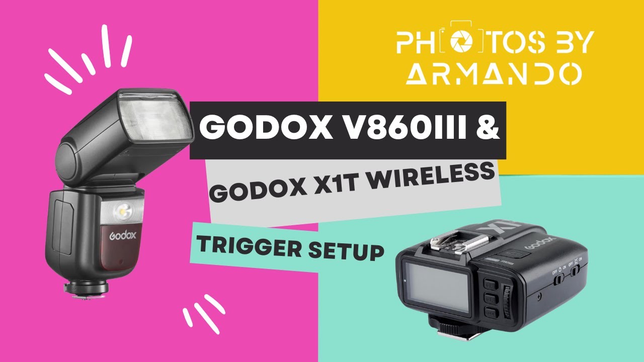Godox V860iii & Godox X1T 無線觸發器設定教學