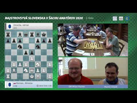MSR Amatérov 2020 | 2.kolo | GM Milan Pacher | Martin Chlpík