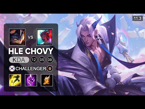 Chovy Yone Mid vs Rumble - KR Challenger Patch 11.3