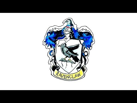 How to Draw the Ravenclaw Crest from Harry Potter