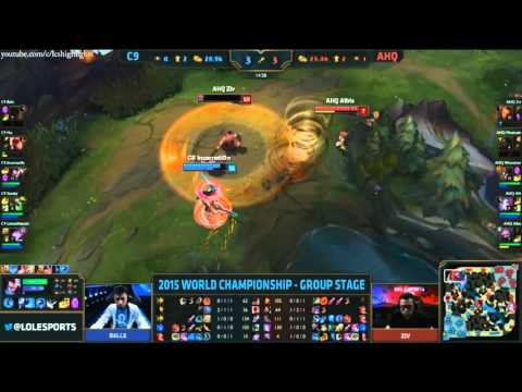 Highlight C9 vs AHQ World Championship 2015 GROUP B TIE BREAKER
