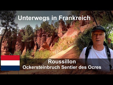 Frankreich: Roussillon - Der Ockersteinbruch am Sentier des Ocres