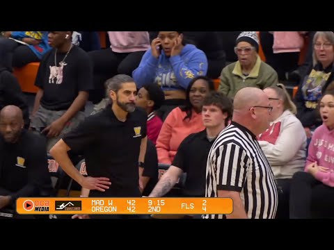 Madison West Coach Drew Slempkes Ejected During Regional Semifinal Against Oregon