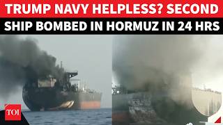 Hormuz War: Iran BOMBS Ship For 'Colluding' With U.S. Navy In Sharp Escalation Amid Trump Threats