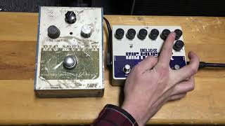 Video thumbnail for Electro-Harmonix Sovtek Deluxe Big Muff vs EHX V7 Civil War Muff (On Bass) by Rhys And Donny
