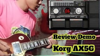 Video thumbnail for Review Demo Korg AX5G Jovert Madera by Jovert Madera Music
