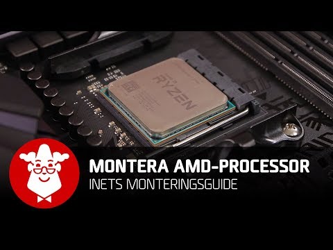 Montera en AMD-processor - Inets Monteringsguide