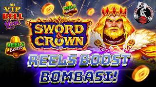 💎 REELS BOOST DEVREDE, KASA UÇUŞTA ⚔️ SWORD & CROWN VIP BELL LINK #slotoyunları 