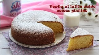 Torta al limone e latte caldo, senza glutine. La torta più morbida del mondo!