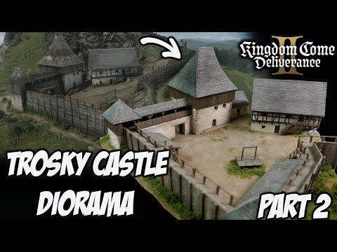 Trosky Castle Diorama: Part 2 - from Kingdom come deliverance 2