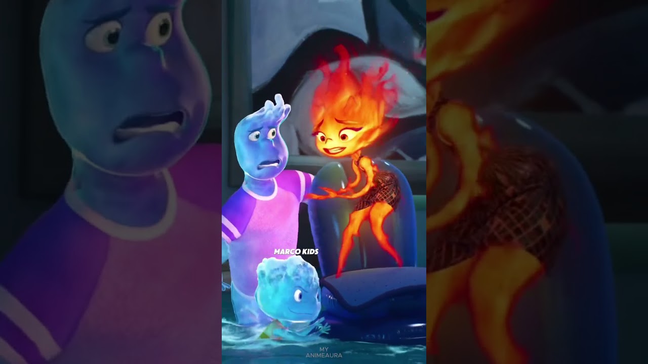 Elemental🍿 movie🎥 scene#elemental #movie #video #viralvideo #cartoon #disney #animation