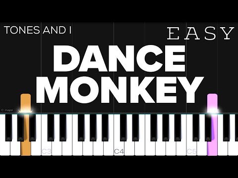 Tones And I - Dance Monkey | EASY Piano Tutorial