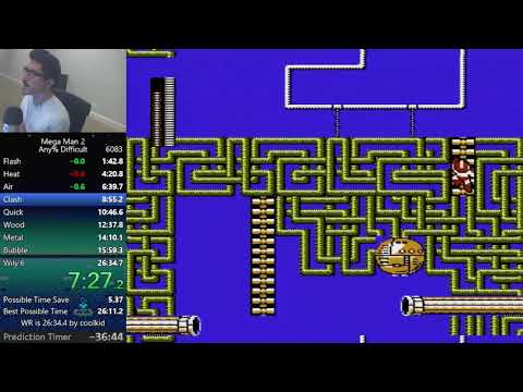 Mega Man 2 Speedrun in 26:32.4 [WORLD RECORD]