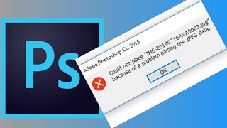 Solution Adobe Photoshop Can&#39;t Place An Image PNG/JPG File