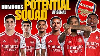 Arsenal Potential Squad 2026-27 | Arsenal Squad Based on Latest Transfer Rumours