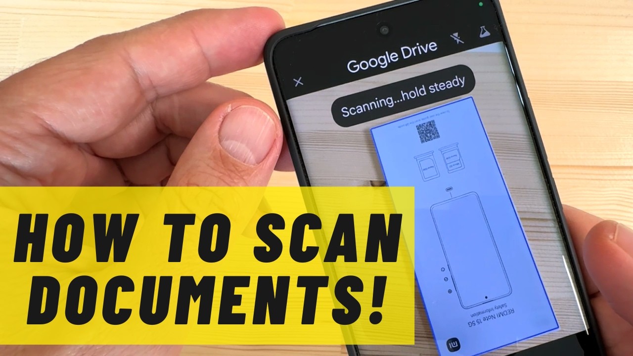How to Scan Documents on REDMI (No Third-Party Apps Needed)