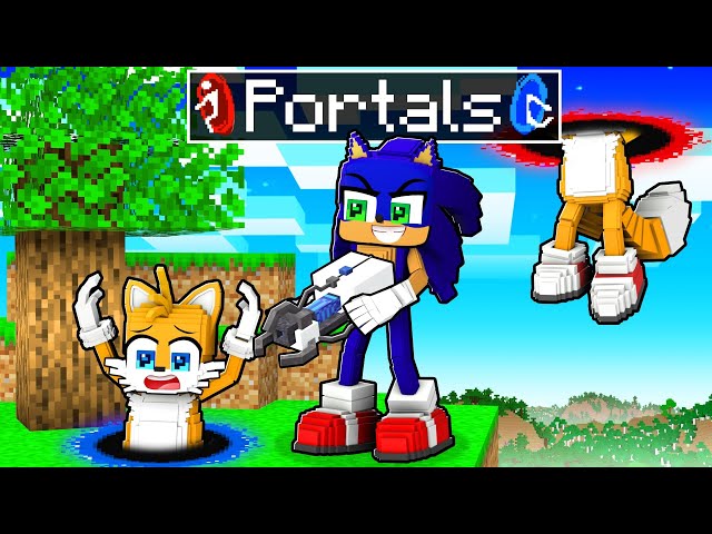 Using PORTALS To Prank My Friends In Minecraft! SDDEFAULT Thumbnail