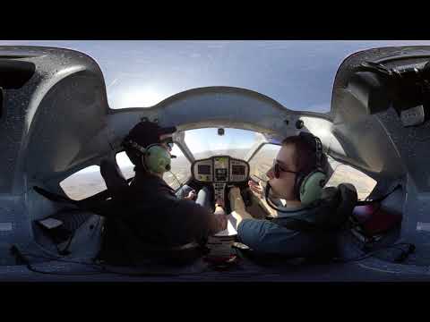 Sport Pilot License Flight - Flight Design CTLS - 360 Video