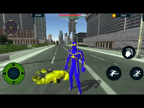 Spider Hero Vs Yellow Hulk Vs Spider Villain Vs Batman Vs Captain Hero - Green Spider Escape