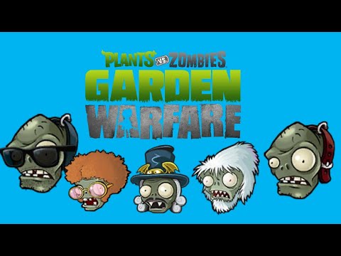 PVZ Garden Warfare All Boss Intros!