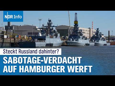 Video Thumbnail: Deutsche Kriegsschiffe manipuliert: Männer wegen Sabotageverdachts festgenommen | NDR Info