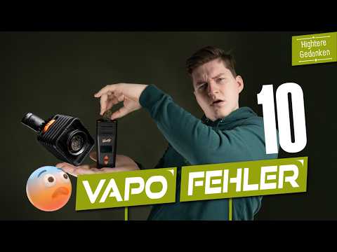 Keine Wirkung vom Vapo? - 10 Fehler die jeder vermeiden sollte!