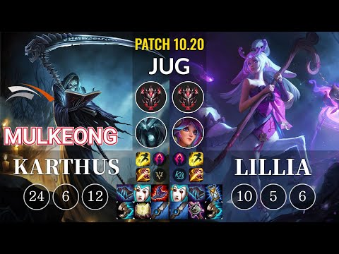 HLE Mulkeong Karthus vs Lillia Jungle - KR Patch 10.20