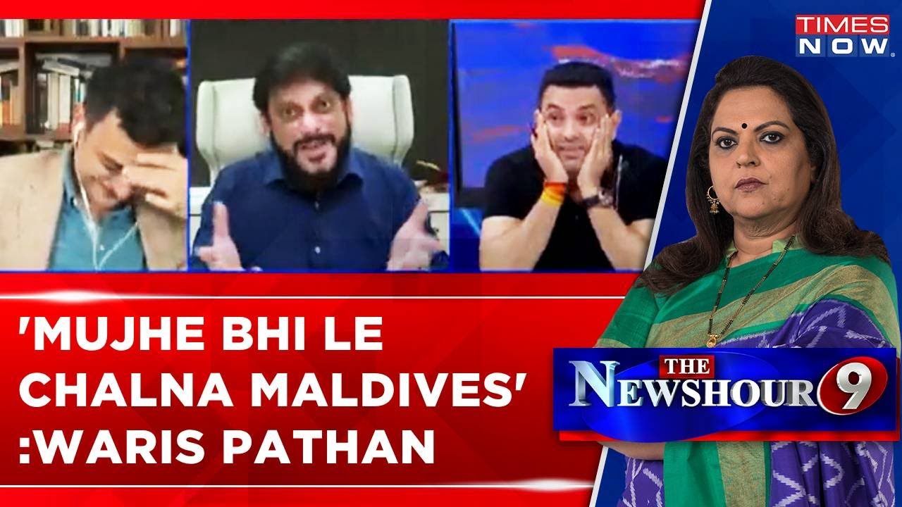 Waris Pathan Asks Anand Ranganathan To Take Him To The Maldives, Panelists Laugh | WATCH VIDEO