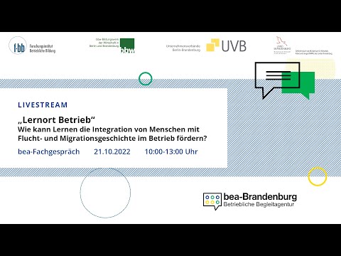 Fachgespräch "Lernort Betrieb", bea-Brandenburg, 21.10.2022