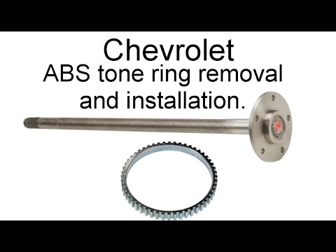 How to remove and install an ABS Exciter / Tone Ring.