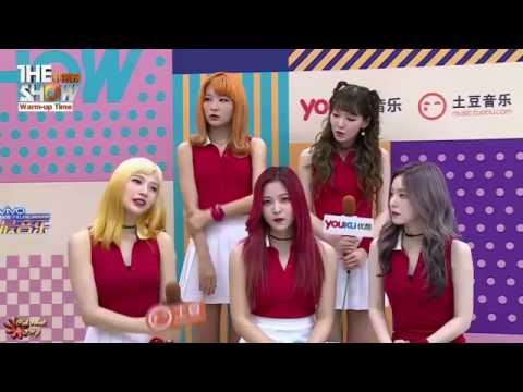 160913 THE SHOW Warm up Time 엠버 언급 cut