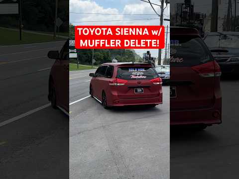 2012 Toyota Sienna w/ MUFFLER DELETE!