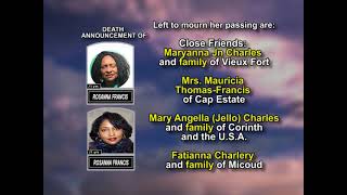 Rosanna Francis ~ Long Obituary