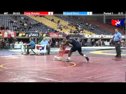 Last Chance Qual 96 KG: Craig Brester (NWTC) vs. Richard Perry (Husky WC)