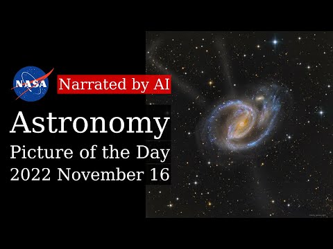 APOD: 2022-11-16 - In the Arms of NGC 1097 (Narrated by Salli)