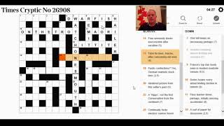 Solving the Times Crossword on 14th December