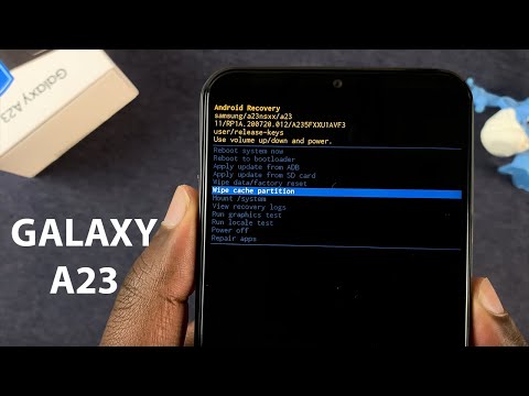 How To Wipe Cache Partition In Samsung Galaxy A23