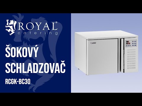 Video - Šokový schladzovač - 29,5 l - Royal Catering - mraziaca kapacita: 4 kg / 209 min