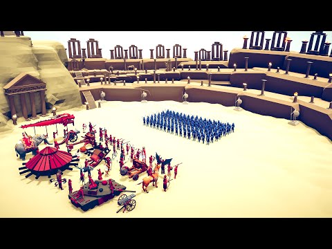 ALL RANGED UNITS vs 100x EVERY UNIT - Totally Accurate Battle Simulator TABS