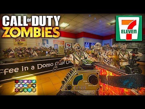 The 7-Eleven Zombies Map with a THUNDERGUN SMG... (Black Ops 3)