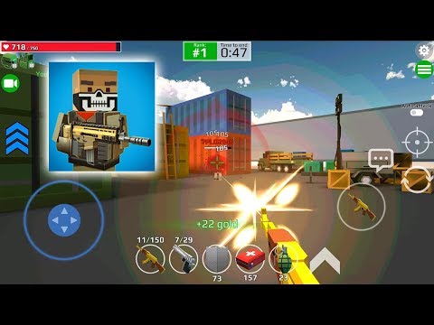 Pixel Grand Battle 3D AK-47 Gold Review Full Upgrade