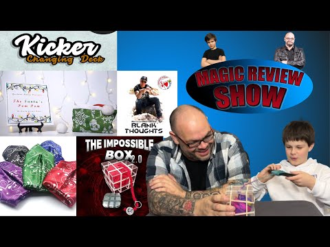 Kicker, Santas PomPom, Blank Thought, Impossible Box & More | Craig & Rylands Magic Review Show #130