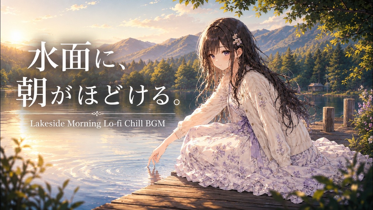 【フリーBGM】水面に、朝がほどける。