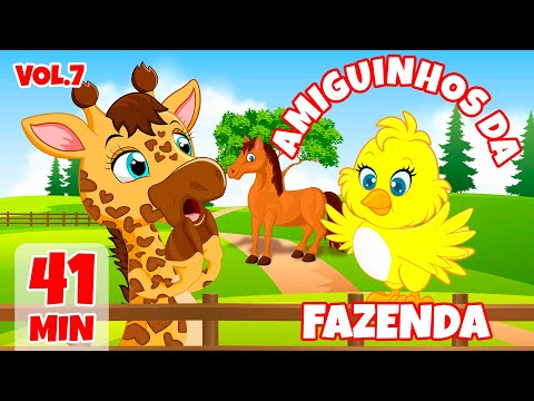Amiguinhos da Fazenda Vol. 7 - Giramille 41 min | Desenho Animado Musical