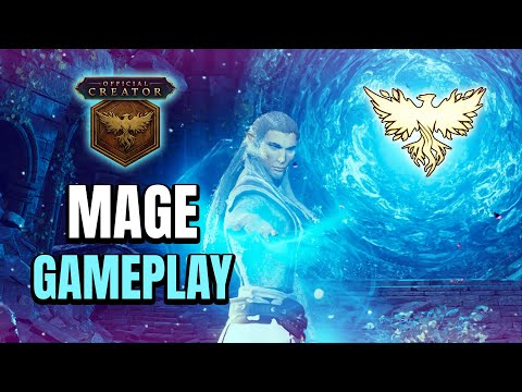Ashes of Creation Mage Leveling - radiant gear grind begins! (action combat mode) AoC gameplay