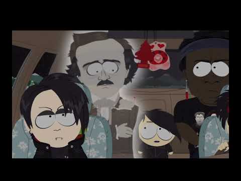 Edgar Allan Poe smoking in the car [South Park]