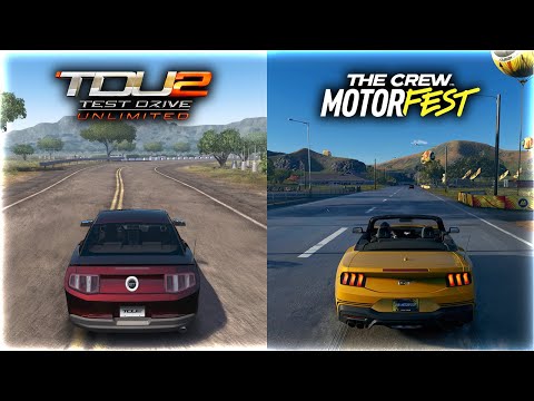 The Crew Motorfest VS TDU 2 Map Comparison