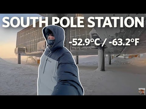 Underneath and Inside the South Pole Station